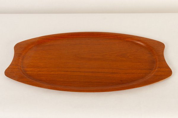 Danish Teak Serving Trays from Wiggers, 1960s, Set of 4-WIX-572425