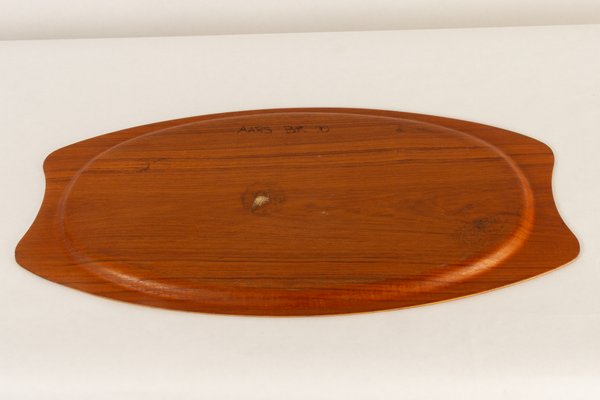 Danish Teak Serving Trays from Wiggers, 1960s, Set of 4-WIX-572425