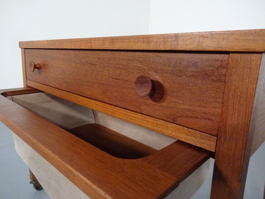 Danish Teak Sewing Cart, 1960s-RDW-623084