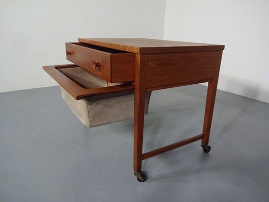 Danish Teak Sewing Cart, 1960s-RDW-623084