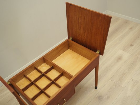 Danish Teak Sewing Table, 1960s-VND-2013642