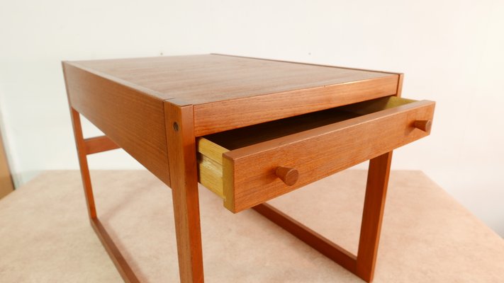 Danish Teak Side Table from Aksel Kjersgaard, 1970s-KK-672770