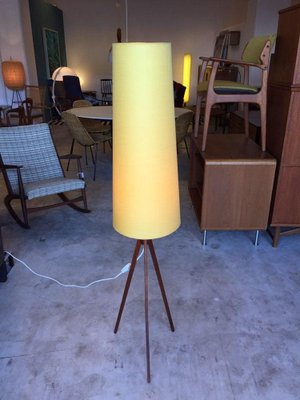 Danish Teak Tripod Floor Lamp, 1960s-WSA-831359