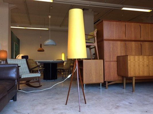 Danish Teak Tripod Floor Lamp, 1960s-WSA-831359