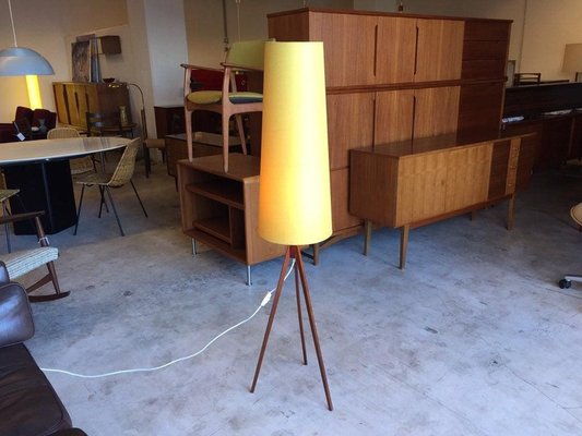 Danish Teak Tripod Floor Lamp, 1960s-WSA-831359