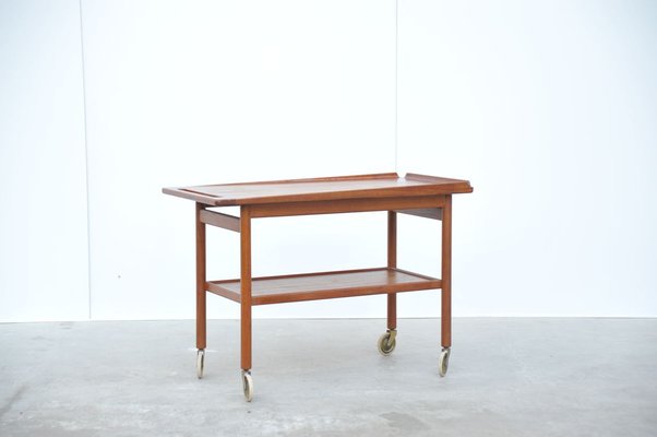 Danish Teak Trolley in the Style of Arne Vodder, 1960s-ZE-774013