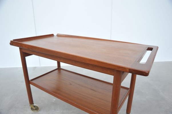 Danish Teak Trolley in the Style of Arne Vodder, 1960s-ZE-774013