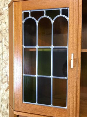 Danish Teak Vitrine Corner Cabinet, 1960s-EJL-1062993