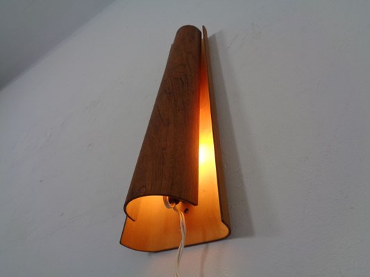 Danish Teak Wall Lamp, 1950s-RDW-903851