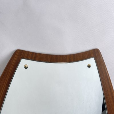 Danish Teak Wall Mirror, 1950s-JUZ-1448712