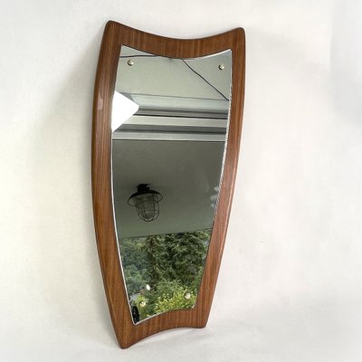 Danish Teak Wall Mirror, 1950s-JUZ-1448712