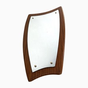 Danish Teak Wall Mirror, 1950s-JUZ-1448712