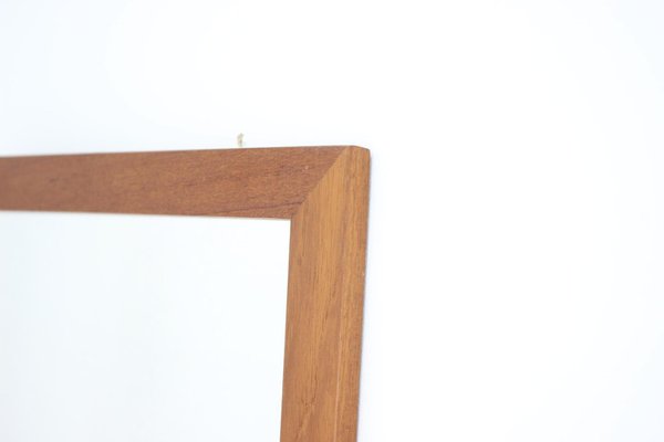 Danish Teak Wall Mirror, 1960s-TZ-1342495