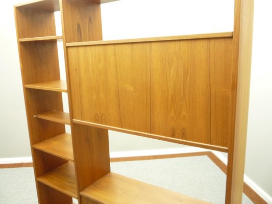 Danish Teak Wall Unit by Hans J. Wegner for Ry Møbler, 1960s-UG-1417114