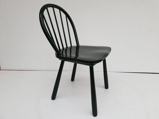 Danish Teak Wood 1550 Side Chair from Fritz Hansen, 1950s-TMW-547185