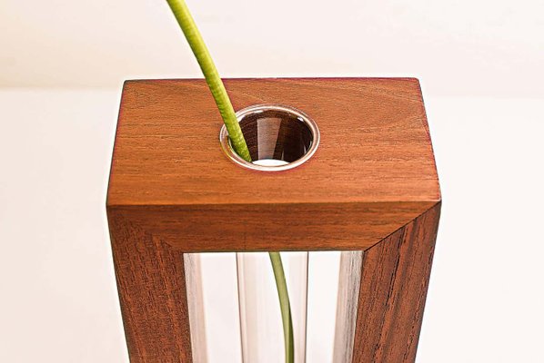 Danish Teak Wood Vase, 1960s-SPD-1161060