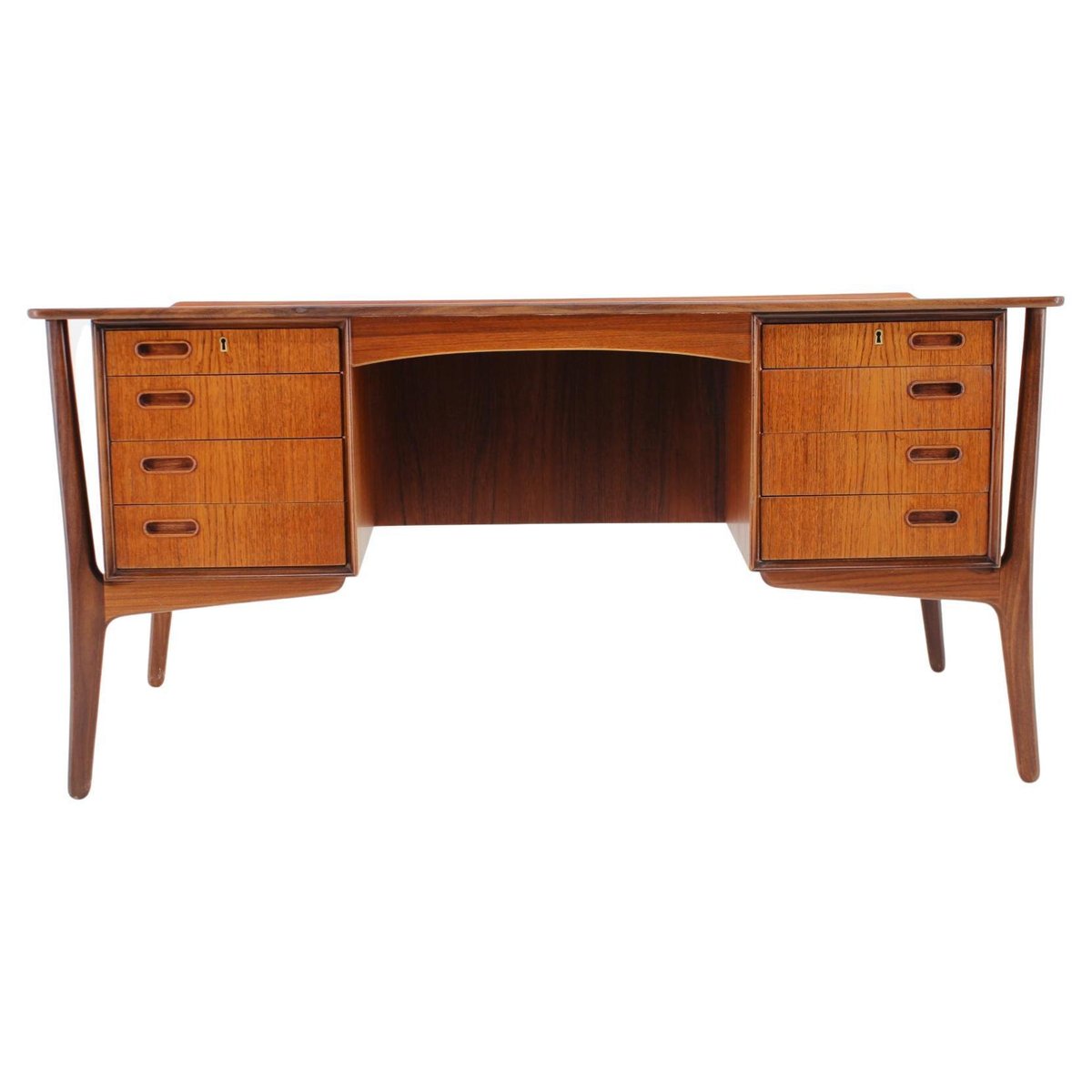 Danish Teak Writing Desk by Svend Åge Madsen for H.P. Hansen, 1960s