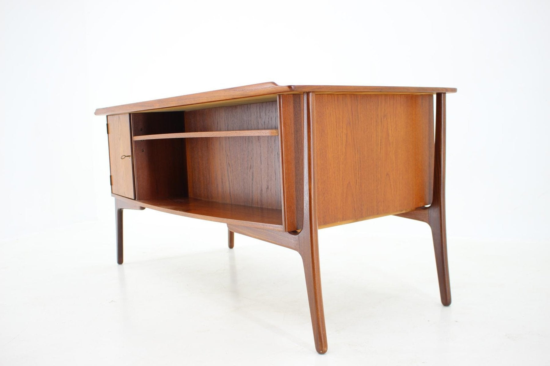 Danish Teak Writing Desk by Svend Åge Madsen for H.P. Hansen, 1960s