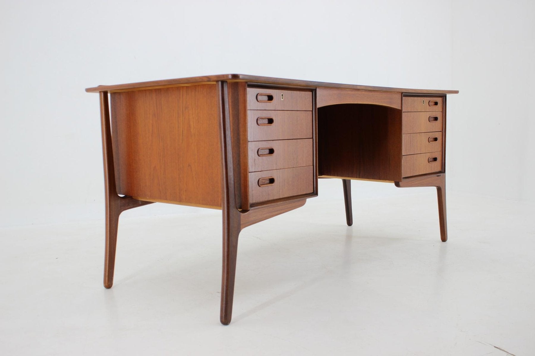 Danish Teak Writing Desk by Svend Åge Madsen for H.P. Hansen, 1960s