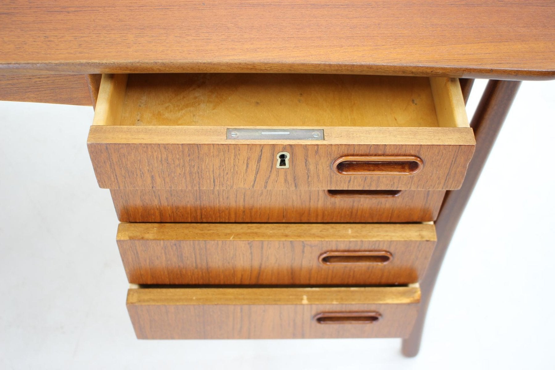 Danish Teak Writing Desk by Svend Åge Madsen for H.P. Hansen, 1960s