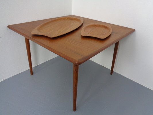 Danish Trays in Teak from Silva, 1960s, Set of 2-RDW-1220734