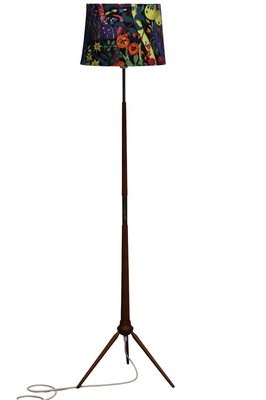 Danish Tripod Floor Lamp in Teak, 1960s-BPJ-1757048