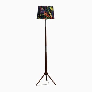 Danish Tripod Floor Lamp in Teak, 1960s-BPJ-1757048