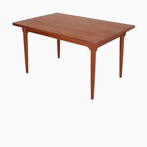 Danish Type 54 Teak Dining Table with Extensions by Gunni Omann Jun, 1960s-NIX-1803202