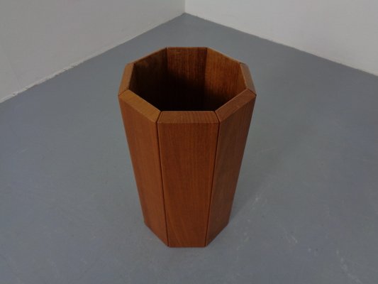 Danish Umbrella Stand in Teak by Kai Kristiansen for Vildbjerg Mobelfabrik, 1960s-RDW-2026931