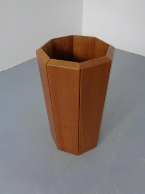 Danish Umbrella Stand in Teak by Kai Kristiansen for Vildbjerg Mobelfabrik, 1960s-RDW-2026931