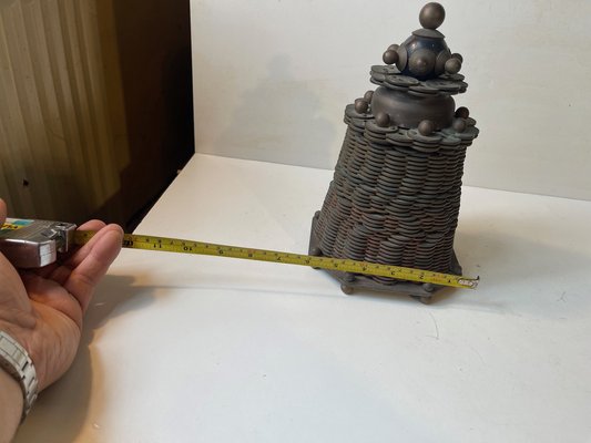 Danish Up-Cycled Coin Mountain Sculpture, 1970s-LCR-1821266