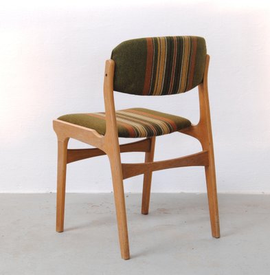 Danish Veneered Oak Dining Chairs, 1970s, Set of 6-VVO-1725245