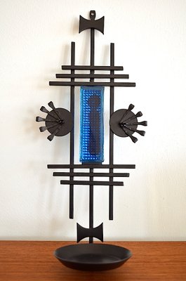 Danish Wall Candleholder from Dantoff, 1970s-OV-723658