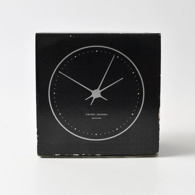 Danish Wall Clock by Henning Koppel for Georg Jensen, 1980s-IXK-1823632