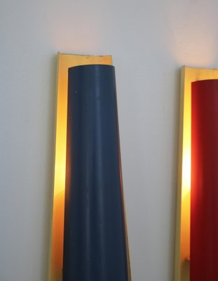 Danish Wall Lamps by Henning Wind Hansen for Voss Lighting, 1960s-WRF-1313472