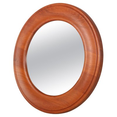 Danish Wall Mirror in Teak, 1960s-HJB-1241166