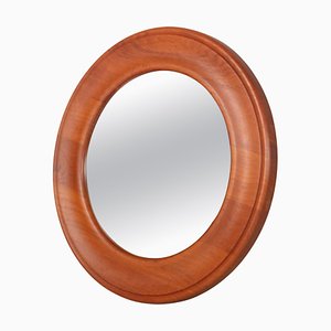 Danish Wall Mirror in Teak, 1960s-HJB-1241166