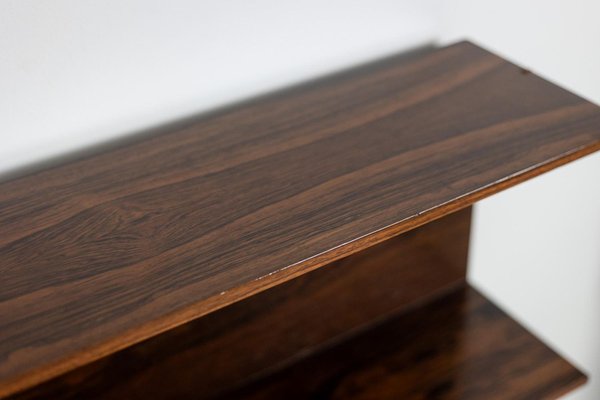 Danish Wall Shelf in Rosewood, 1970s-CEJ-2027326