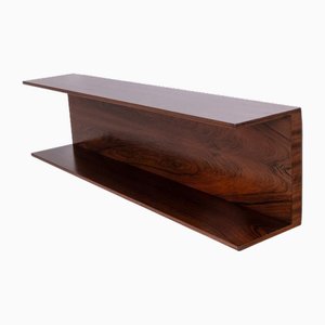 Danish Wall Shelf in Rosewood, 1970s-CEJ-2027326