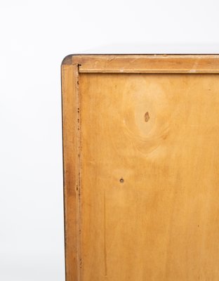 Danish Walnut and Brass Chest of Drawers, 1960s-UY-1427381