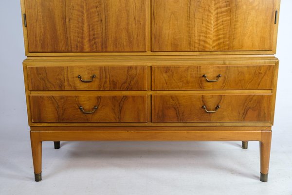 Danish Walnut Cabinet, 1940s-UY-1454044