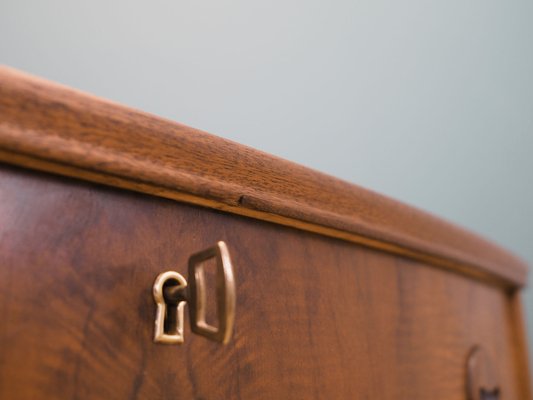 Danish Walnut Chest of Drawers, 1960s-VND-1784341