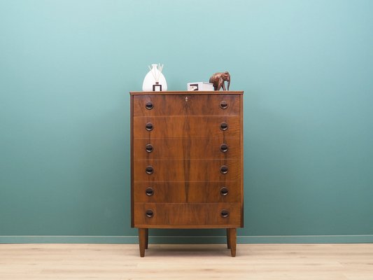 Danish Walnut Chest of Drawers, 1960s-VND-1784341