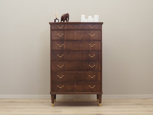 Danish Walnut Chest of Drawers, 1960s-VND-1790327