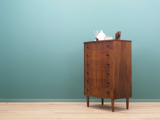 Danish Walnut Chest of Drawers, 1960s-VND-1784341