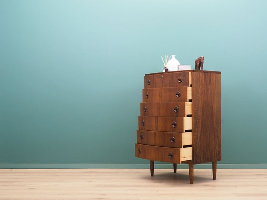 Danish Walnut Chest of Drawers, 1960s-VND-1784341