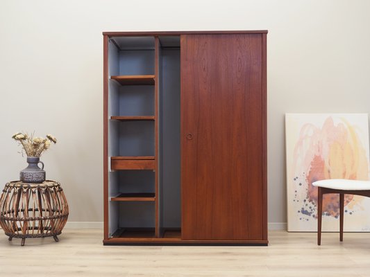 Danish Wardrobe in Teak, 1960s-VND-1254470