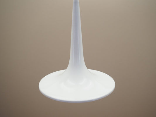 Danish White Pendant Lamp from Frandsen, 1970s