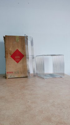 Danish Wire Cube Chair by Verner Panton for Fritz Hansen, 1971-KK-1269626