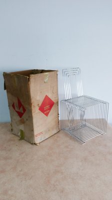 Danish Wire Cube Chair by Verner Panton for Fritz Hansen, 1971-KK-1269626